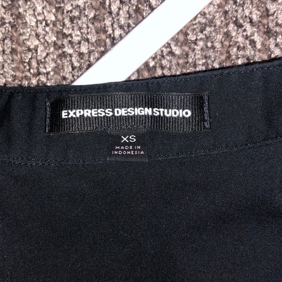 Black Express Design studio Button Down Blouse - Picture 4 of 4